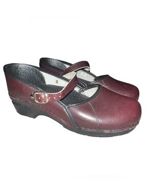 BJORK MARCELLA Mary Jane Cabrio Leather
Clogs BORDEAUX US 8.5/9